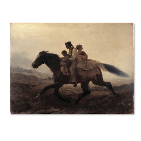 Eastman Johnson 'A Ride For Libertythe Fugitive Slaves' Canvas Art,18x24
